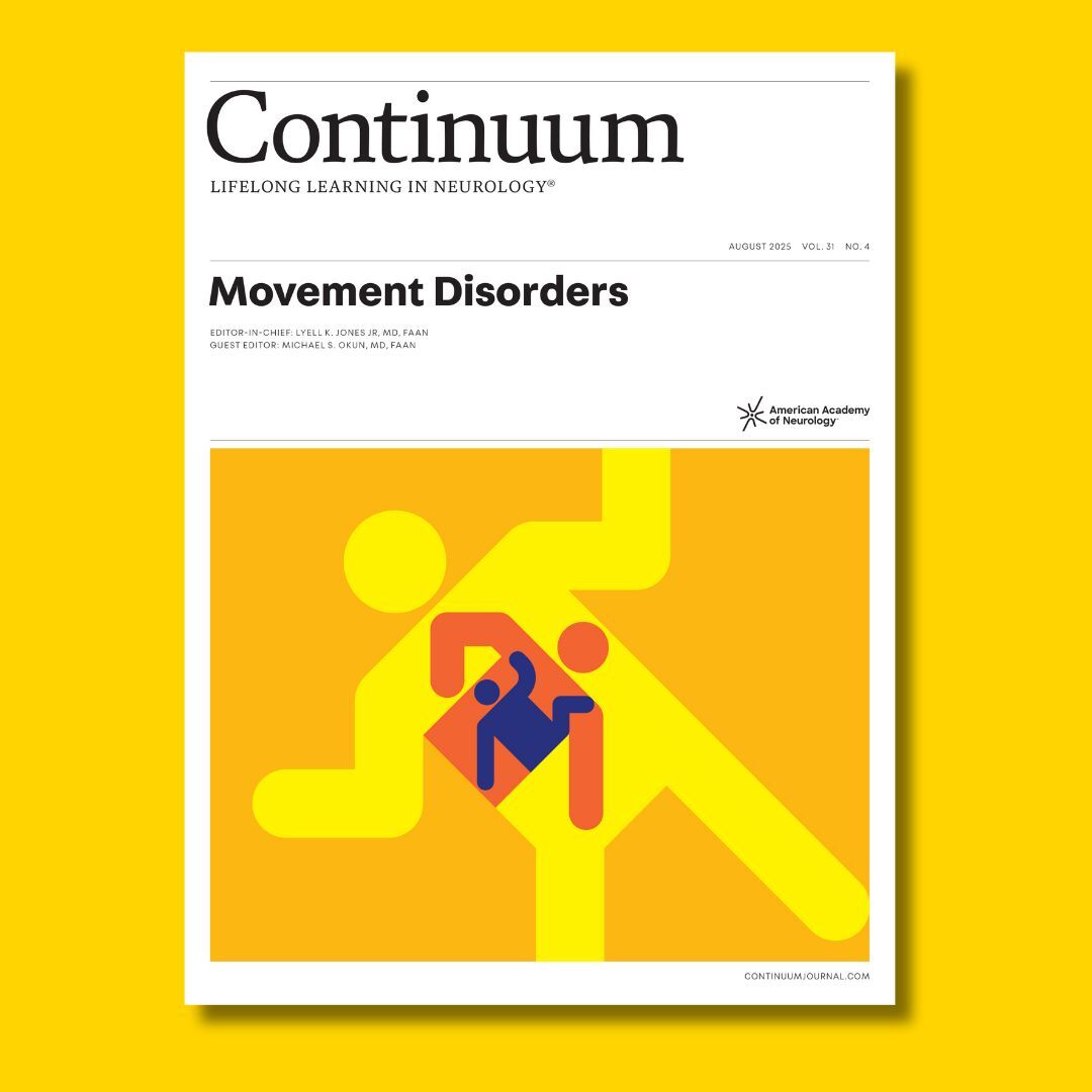 Continuum: Lifelong Learning in Neurology (@continuumaan) on Twitter photo The August #MovementDisorders issue, guest edited by Dr. Michael Okun, is now available on hubs.la/Q03zXVRr0. <a href="/MichaelOkun/">Michael Okun</a> <a href="/AlanCarson15/">Alan Carson</a> <a href="/AMahajanMD/">Abhimanyu Mahajan</a> <a href="/DrRawlsMoveMD/">Ashley Rawls</a> <a href="/KatiePMooreMD/">Katie Moore, MD MSc</a> <a href="/ludyshihmd/">Ludy Shih, MD, MMSc</a> <a href="/jonstoneneuro/">Jon Stone</a> <a href="/LyellJ/">Lyell Jones MD</a> @AANMember
#Neurology #MedEd #NeuroTwitter The August #MovementDisorders issue, guest edited by Dr. Michael Okun, is now available on hubs.la/Q03zXVRr0. <a href="/MichaelOkun/">Michael Okun</a> <a href="/AlanCarson15/">Alan Carson</a> <a href="/AMahajanMD/">Abhimanyu Mahajan</a> <a href="/DrRawlsMoveMD/">Ashley Rawls</a> <a href="/KatiePMooreMD/">Katie Moore, MD MSc</a> <a href="/ludyshihmd/">Ludy Shih, MD, MMSc</a> <a href="/jonstoneneuro/">Jon Stone</a> <a href="/LyellJ/">Lyell Jones MD</a> @AANMember
#Neurology #MedEd #NeuroTwitter