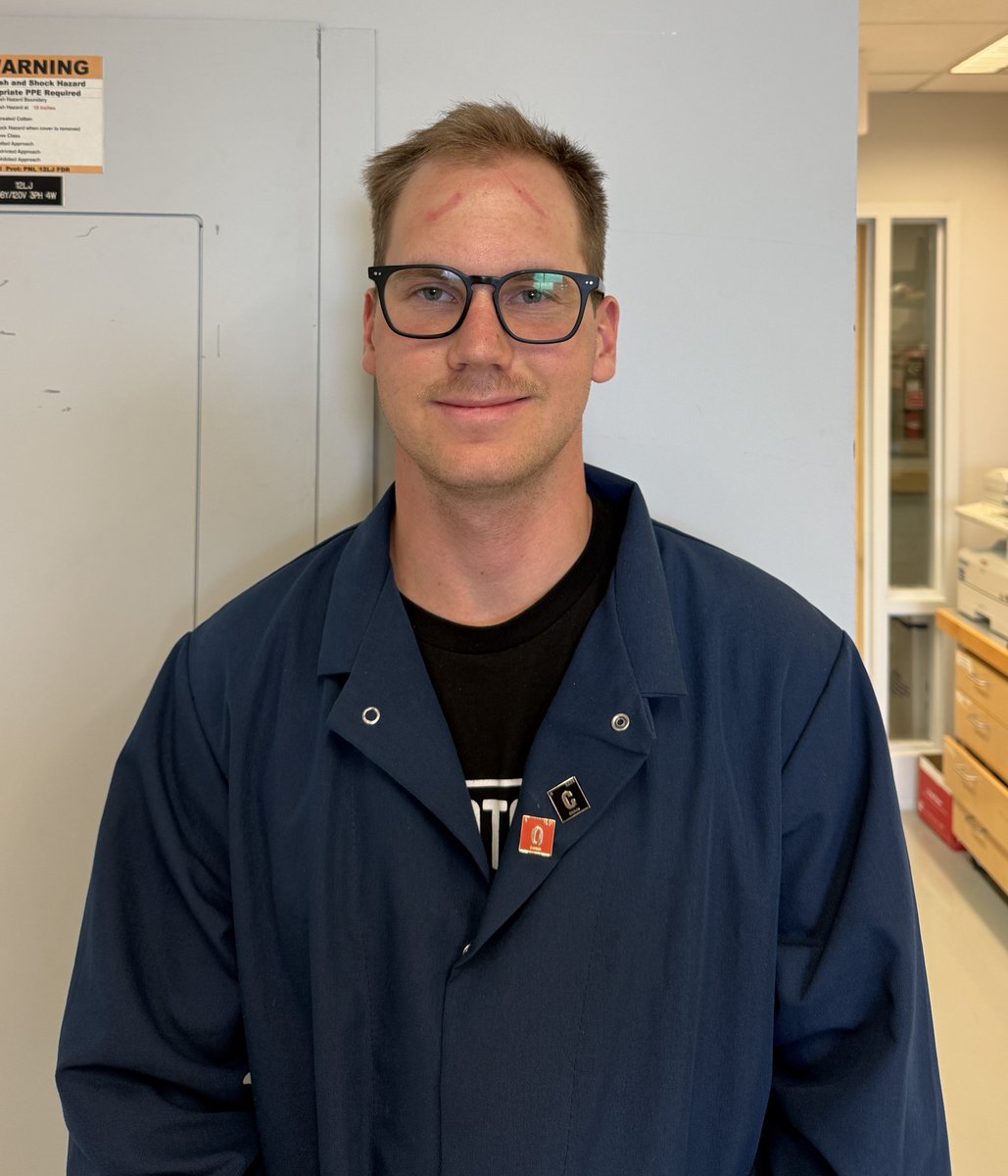 JNJChem's tweet photo. The lab welcomes Chase Pyrah, an undergraduate student from Utah State University! Chase is conducting research through Vanderbilt University’s NSF REU summer program and joined Team Aryl Glycine! https://t.co/8ZGUoEY9pL