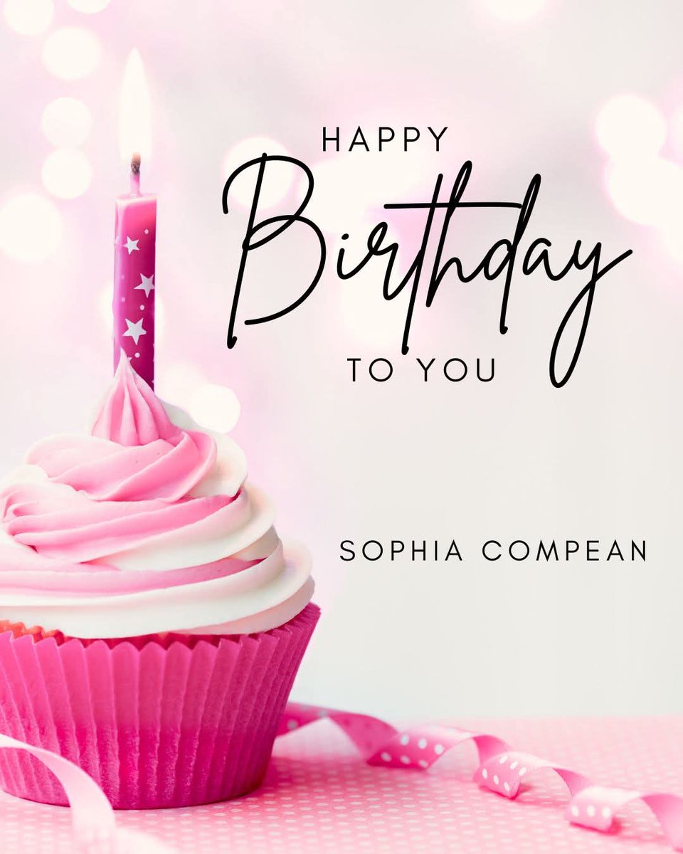Happy August Birthday to our incoming Sophomore, Sophia Compean!