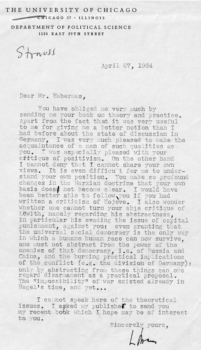 Leo Strauss Foundation tweet media