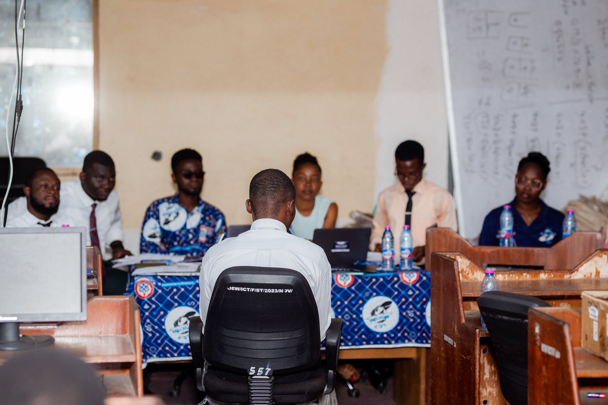 infoctess_uew's tweet photo. ✅ INFOCTESS VETTING: DAY 1 DONE!

Aspirants brought the heat 🔥
Bold visions. Tough questions. Pure energy ⚡
Big ups to all who showed up and stood tall 💪🏾

Day 2 today – Fri, Aug 1 — 3PM @ Annex Lab.
Pull up and witness leadership in action!

#INFOCTESS #VettingDay1 #UEW https://t.co/5Xag6ehvBB