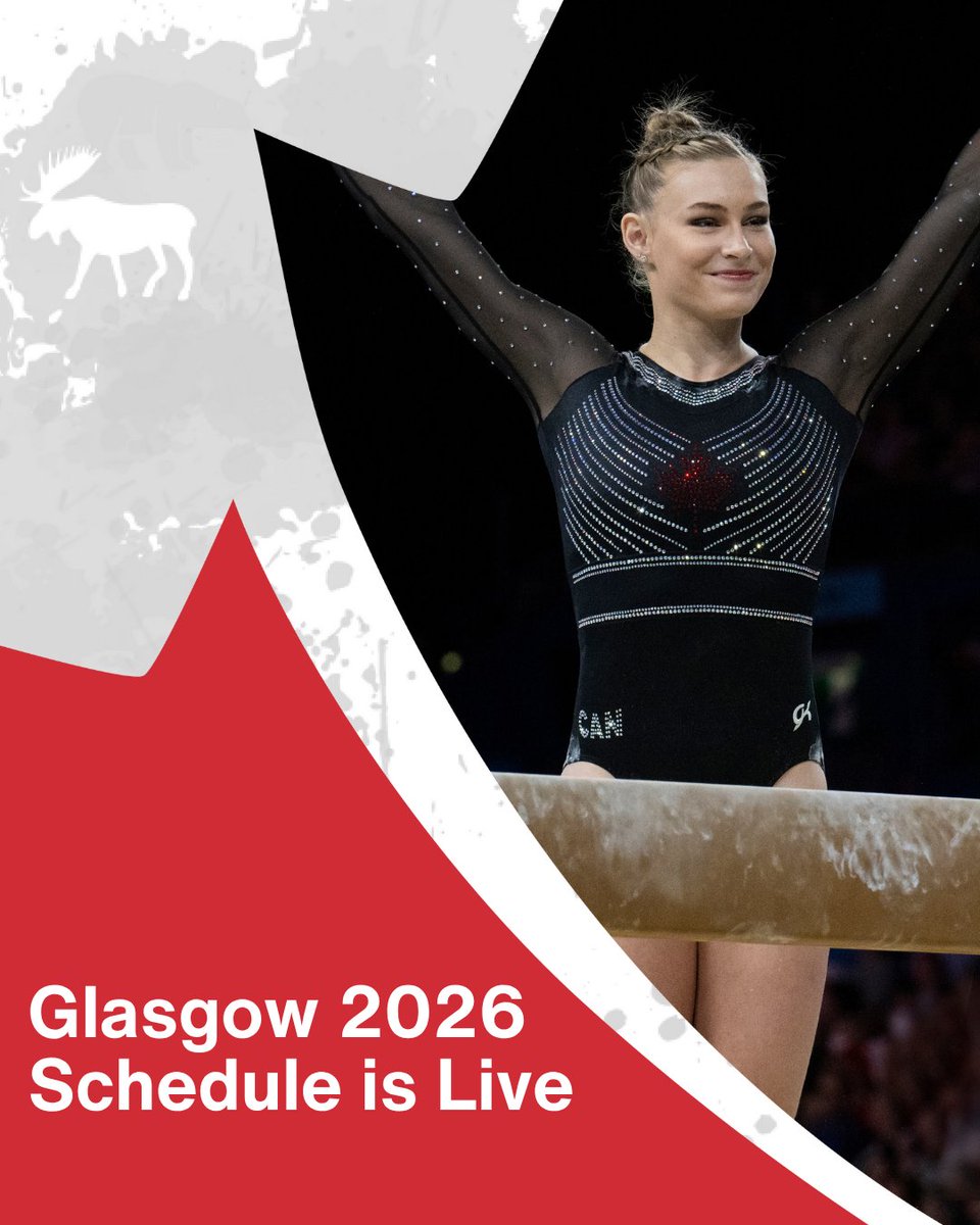 Commonwealth Sport Canada (@cwthsportcan) on Twitter photo The <a href="/Glasgow_2026/">Glasgow 2026</a> session schedule just dropped and we’re already eyeing some big Team Canada moments. 👀
You can now see when your favourite sports will hit the stage. See for yourself 👉 bit.ly/46Drjt4
#TeamCanada | #Glasgow2026 | #CommonwealthSport The <a href="/Glasgow_2026/">Glasgow 2026</a> session schedule just dropped and we’re already eyeing some big Team Canada moments. 👀
You can now see when your favourite sports will hit the stage. See for yourself 👉 bit.ly/46Drjt4
#TeamCanada | #Glasgow2026 | #CommonwealthSport