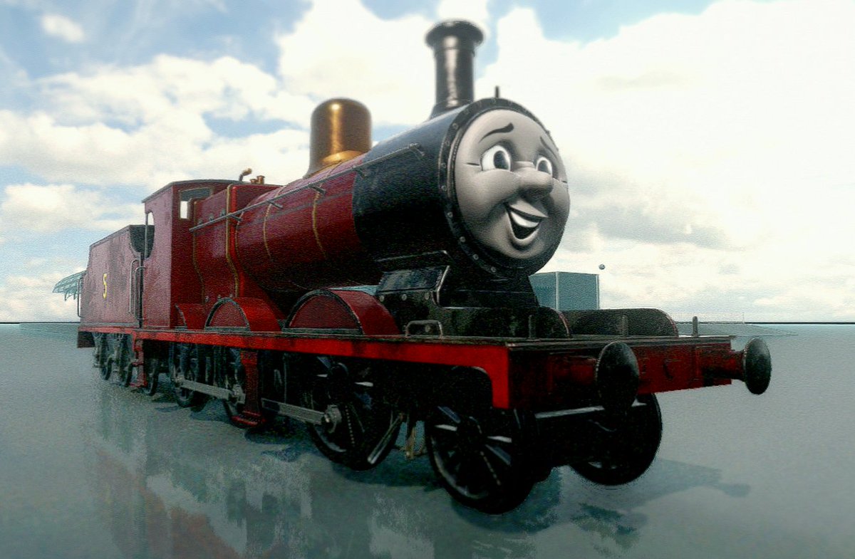 I'm surprised people have forgotten/didn't know I import everything into Roblox Studio. I've got more stuff I'm saving  for the future, I recently textured Gordon, James, and Edward. New Gordon has black steam pipes like the fail video.
James and Edward need rigged faces