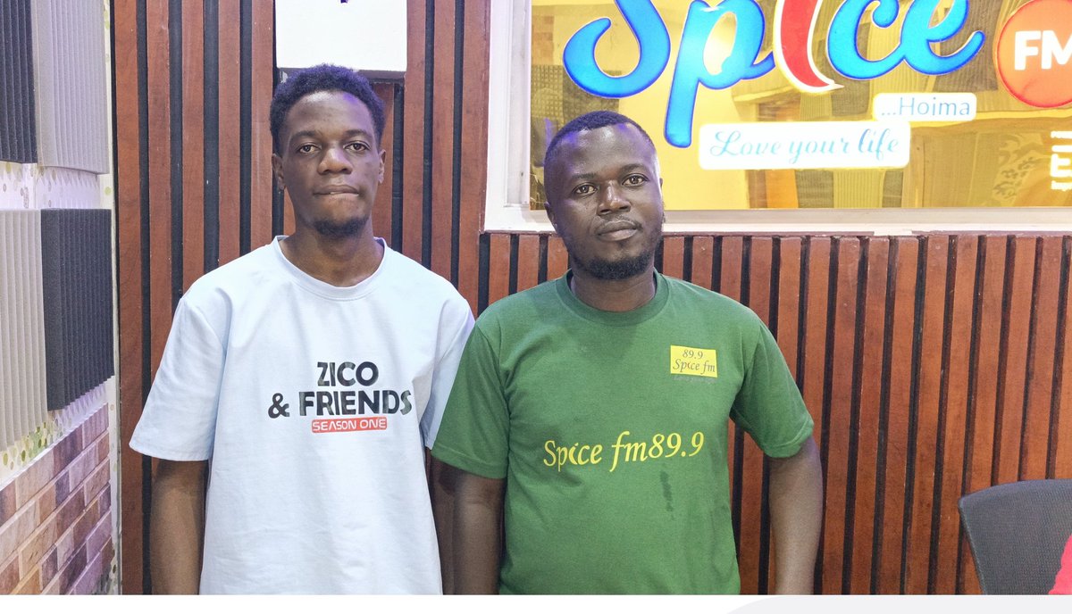 HAPPENING NOW: Hot 🔥Spice🌶@ Spice🌶 with Kevin Gapa and Godwin from 04:00pm-07:00pm.

It's a Friday, Weekend vibes😎