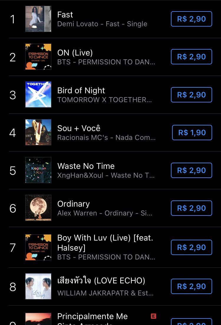 holyrevamped's tweet photo. Demi is #1 on iTunes Brazil! 🇧🇷 She’s back! @ddlovato @IslandRecords https://t.co/S76ZaWI8Fw