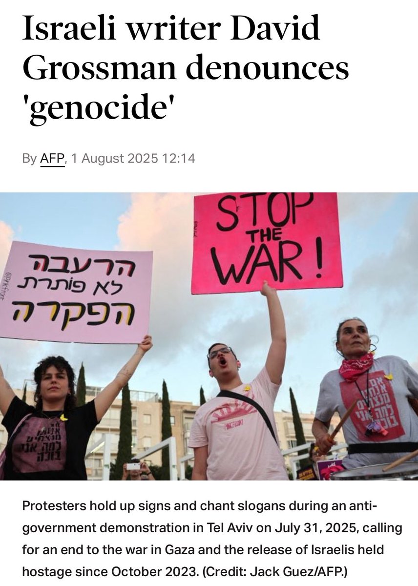 David Grossman is not only a towering writer, he has always been a voice of conscience, even through the most painful moments of his own life.

Together with people like him, we will bring down the cursed occupation and eradicate supremacy, and we will build a future of peace and