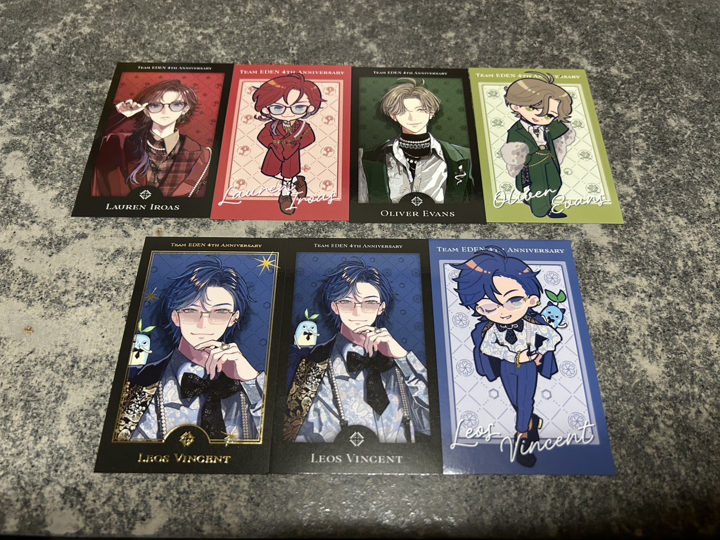 Free!　凛　海外限定前売りランダム特典　クリアカード　【希少】 にじさんじ エデン組 Eden 4th Anniversary ランダムチェキ風