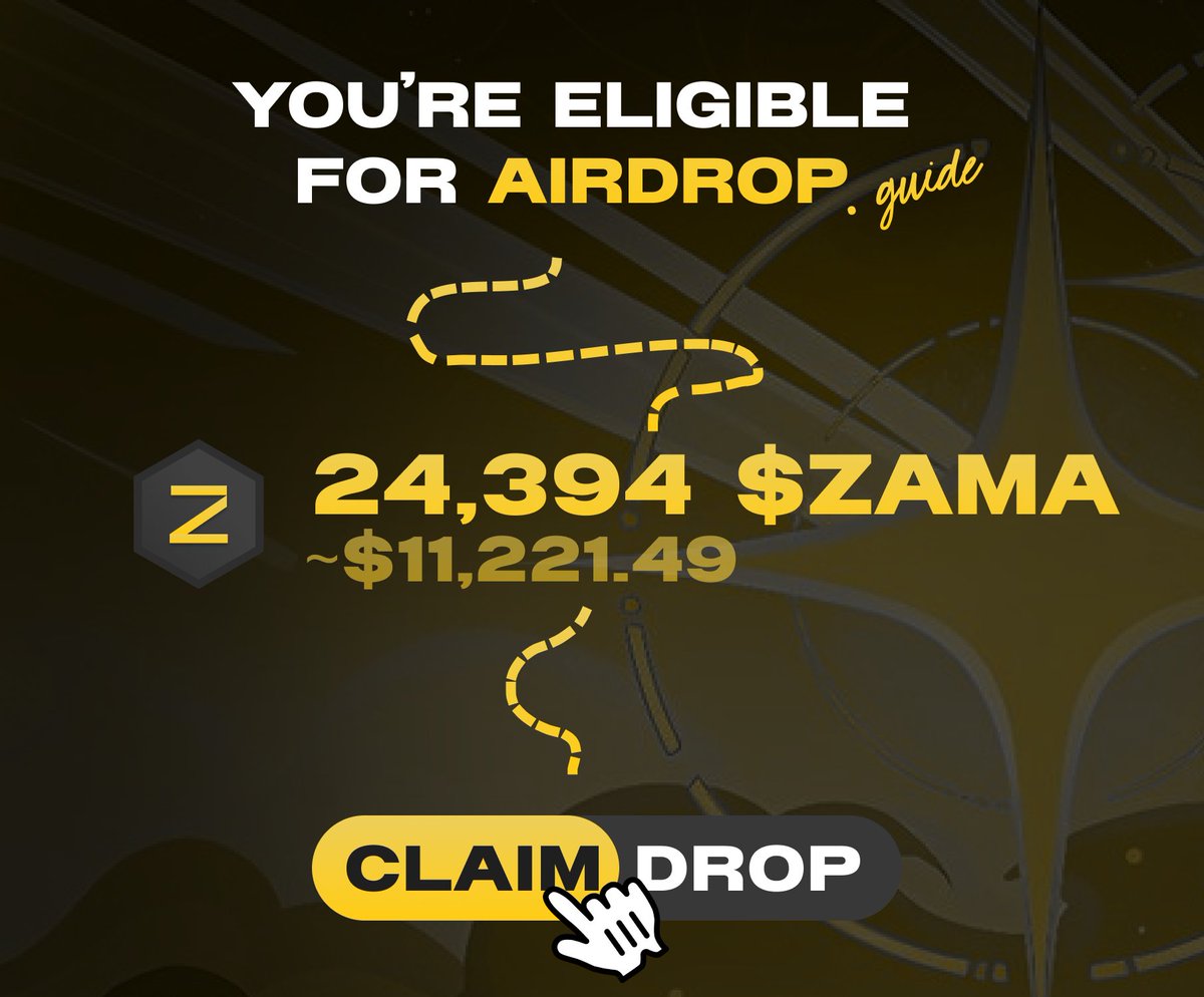 $ZAMA Airdrop is CONFIRMED

Raised: $130M
Time: ~3 - 5 min
Rewards: ~7,420 / 1-3 acc

Quick guide on how to get in🧵
