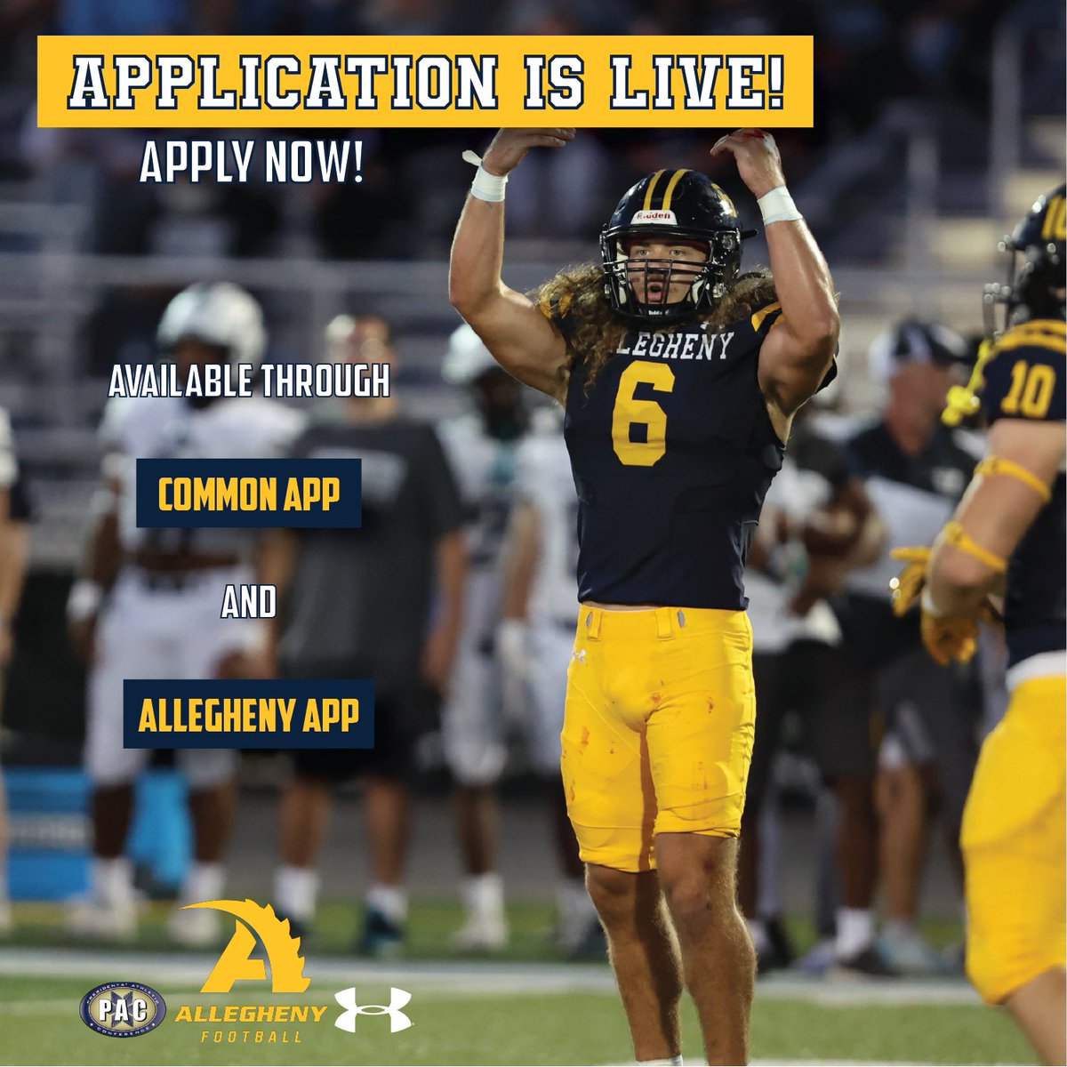 Our Application is Live!!!

Class of 2026 can now apply through both the Common App or at allegheny.edu/apply/ and take the next step towards being a Gator!!

#GoGators 🐊