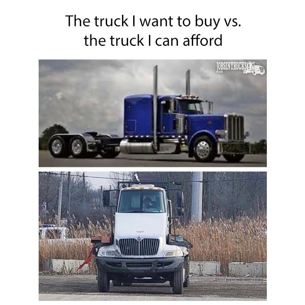 JobsInTrucks's tweet image. Big dreams... small budget 😂
#semitruck #diesel #owneroperator