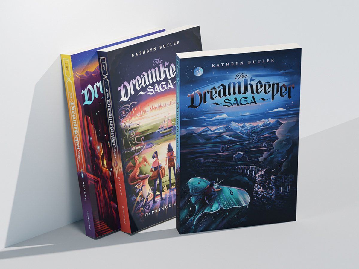 The Last Keeper 🎒 | Cover illustrations for the DreamKeeper Saga, written by Kathryn Butler, published by @crosswaybooks  | Project is now live! bit.ly/4m6x7jx #MUTI #illustrations #coverart #publishing