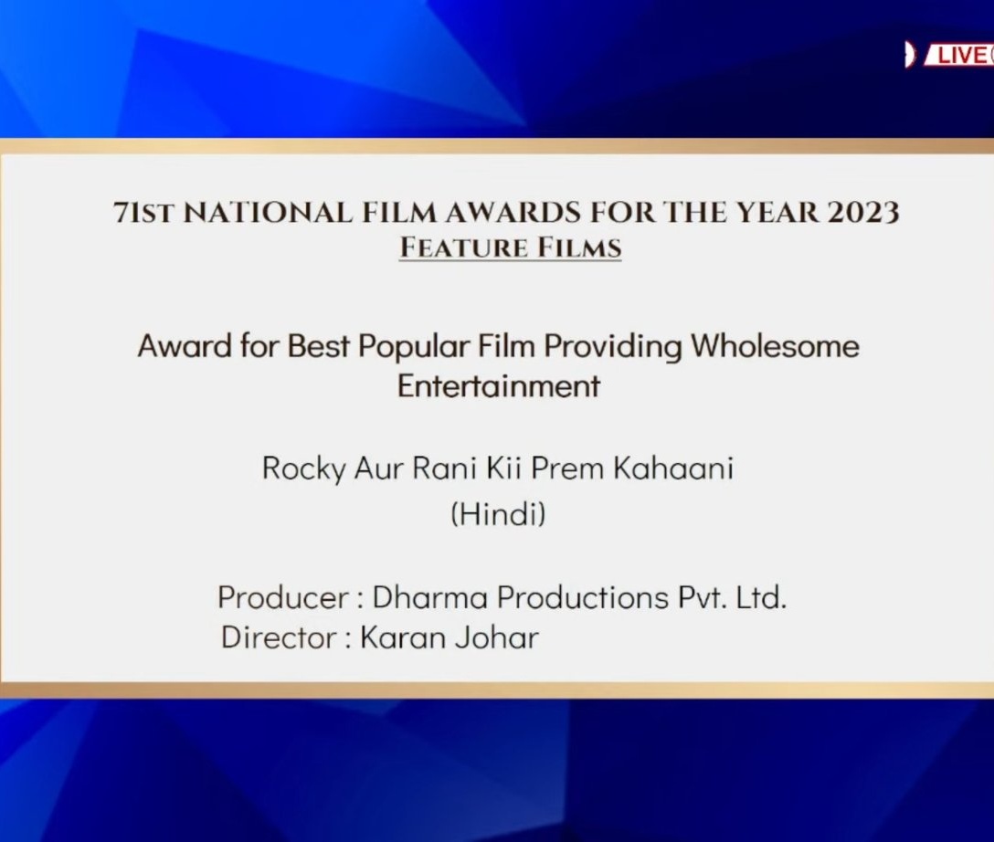 this beyond embarrassing, how f*ck can RRKPK win a national award, can't believe Nation award has lower standard than vimal elaichi Filmfare award 😭😭