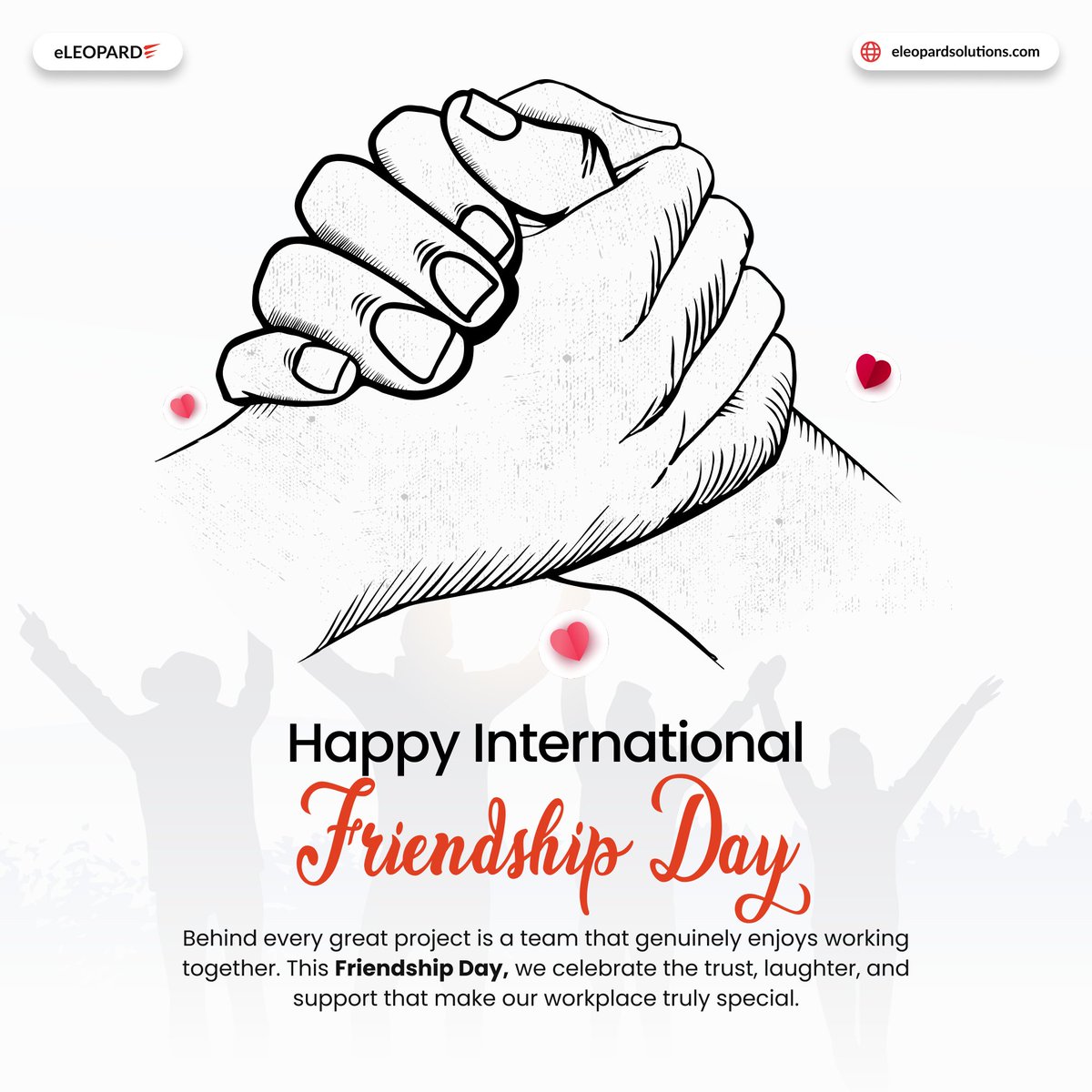 Work gets done better when there’s trust, support, and genuine camaraderie.🤝

Today, we honor the friendships that make our workplace more human, more joyful, and more united. Happy Friendship Day!!🎉

#WorkplaceWellbeing #FriendshipMatters #FriendshipDay2025 #StrongerTogether
