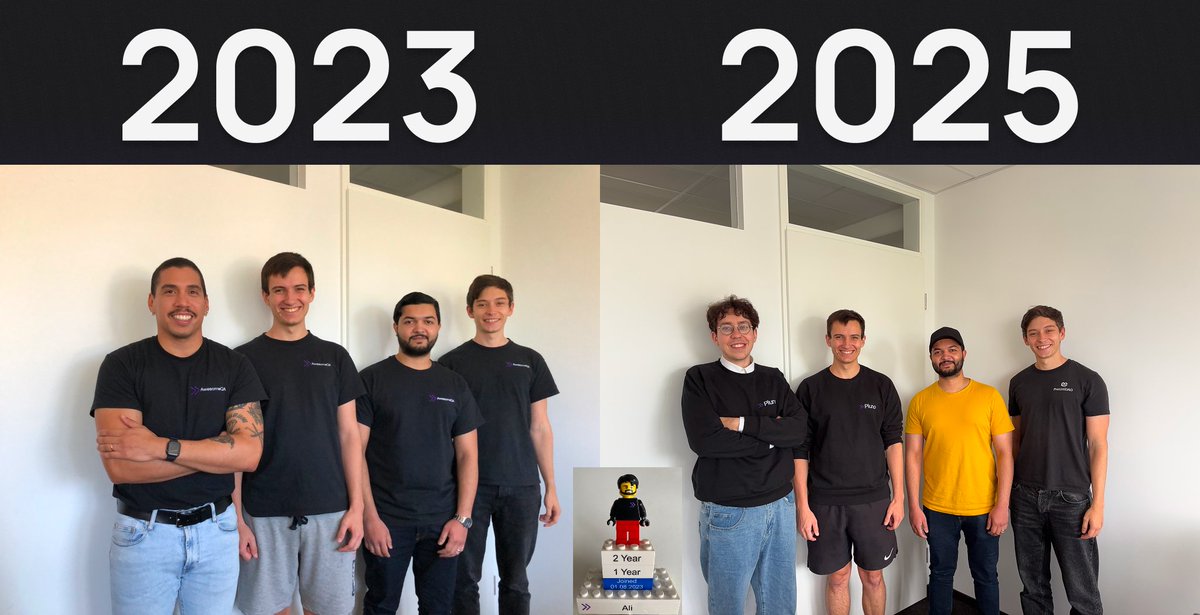 Today marks 2 years for <a href="/Syed_AQA/">Syed Ali</a> at Pluno.ai, and what a great journey it’s been! 🎉 

Here's to more building, more learning, and hopefully more LEGO trophies along the way!