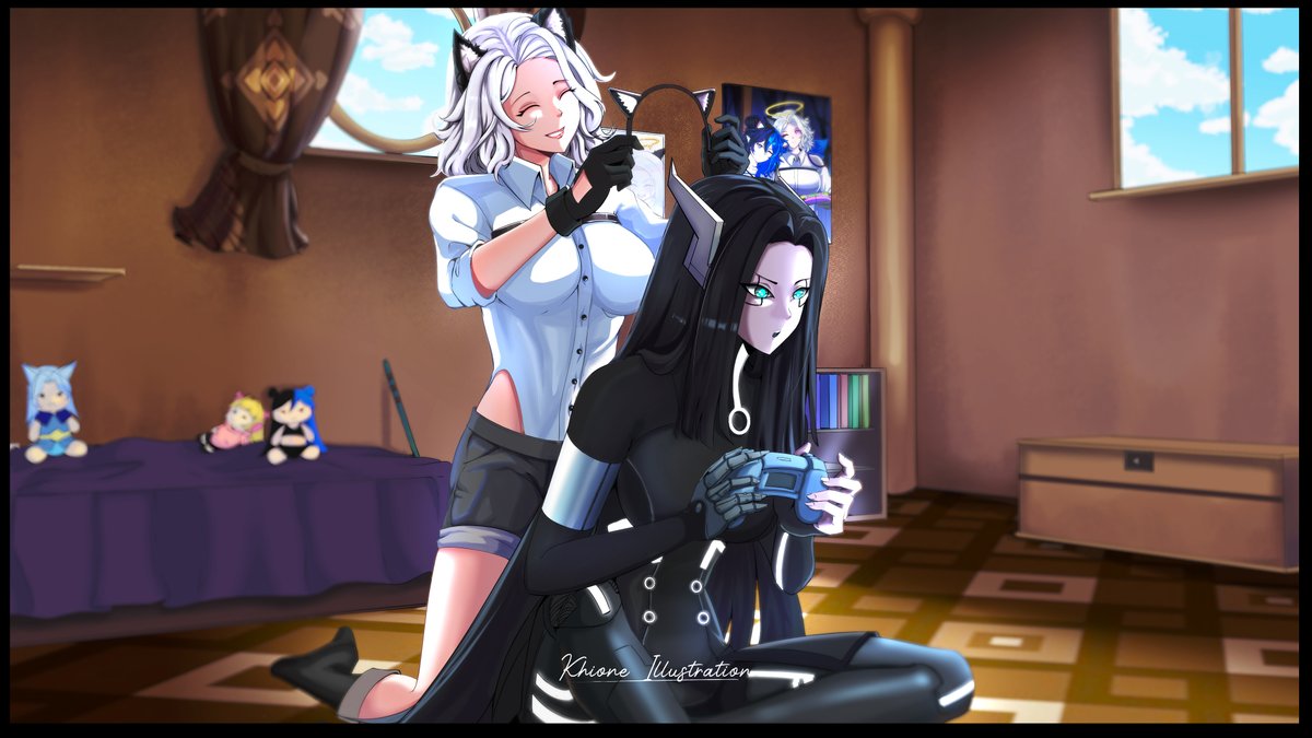 oh no.. 🫣 don't do it <a href="/EvePetrichor/">Eve Petrichor 🔞|🚩💫| Broken Angel Catgirl Vtuber</a> , <a href="/NE0SURA/">Neosura💽</a> too focus right noww😂😂😂