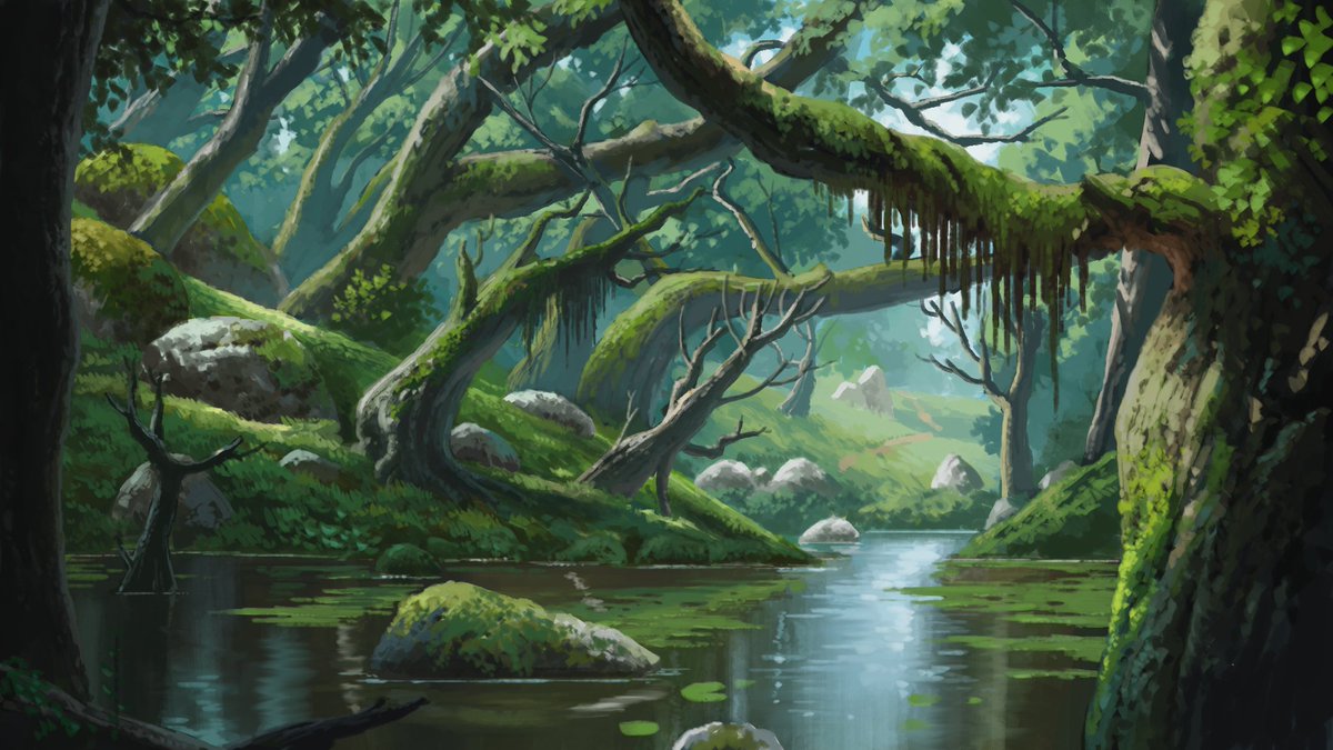 background art of animation 

by me
 #art #painting #PortfolioDay #animation #artwork #anime