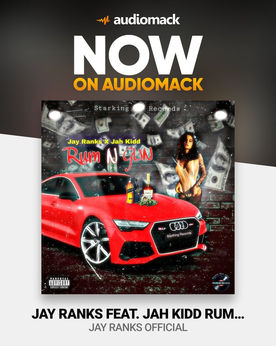 _iamjayranks's tweet photo. OUT NOW!🖇️📎📌🌋👽 
Jay Ranks Feat. Jah Kidd - RUM N GUN @iamedem
@starkingrecords  YOUTUBE:https://t.co/CAYhAl2FcU.
     AUDIOMACK:https://t.co/0VWsBWb8ey https://t.co/gFtmOvrj55