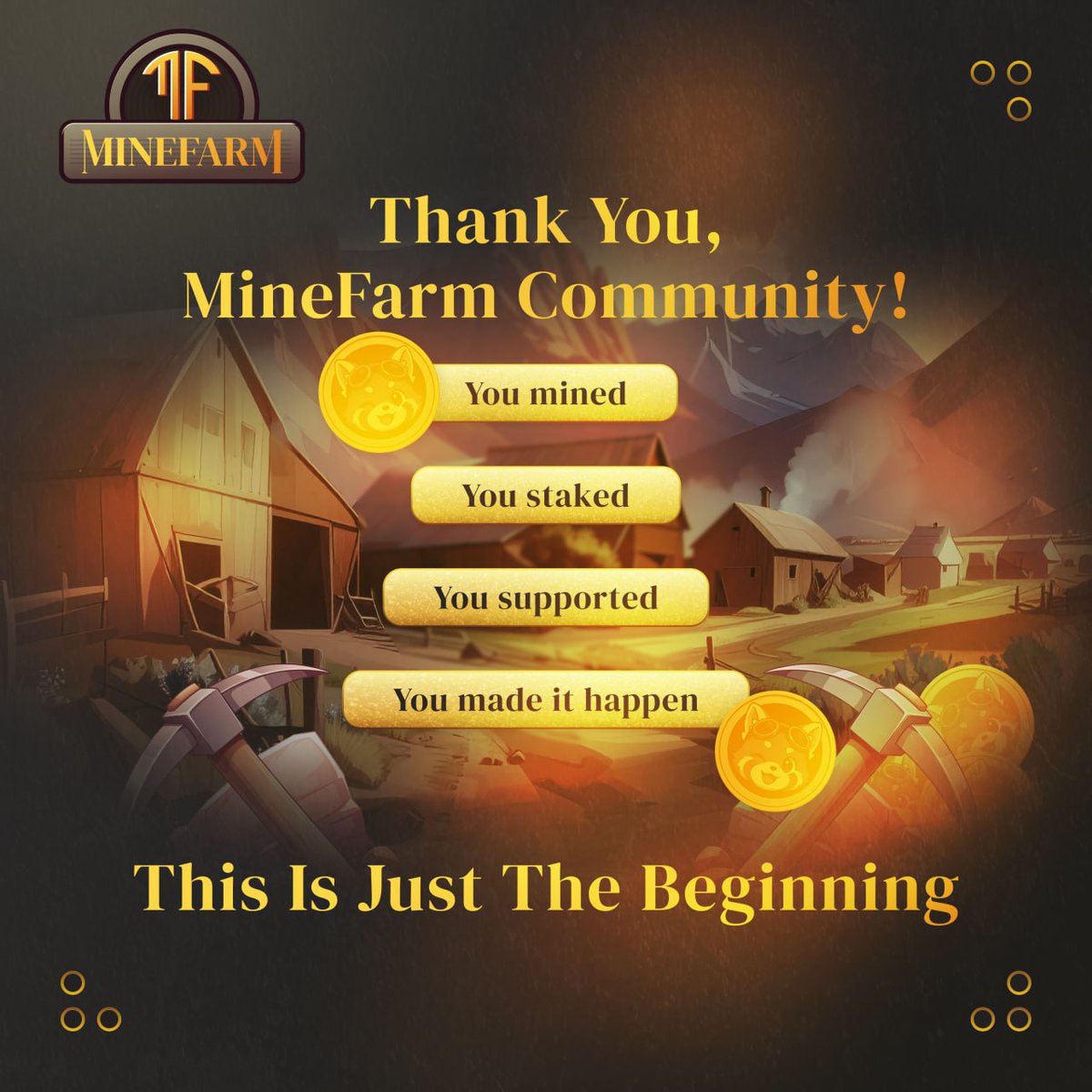 💥 Let's talk a little about the Minefarm project

📌You can get a drop every two months by simply climbing the Mining Power rating.

📌The top 3500 players give a drop, the more Mining Power, the bigger the drop.

📌The $REDPANDA asset is already being traded, the drop can be