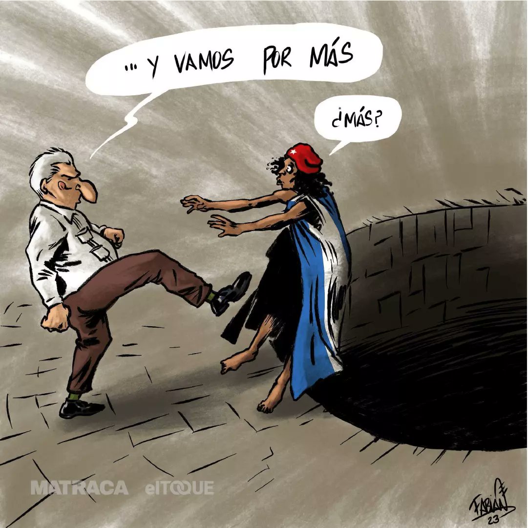 #LaCaricatura #Matraca 

✍️ Fabián

¿Quieres ver más caricaturas publicadas en elTOQUE?

➡️ Mira aquí: bit.ly/3wglIsq