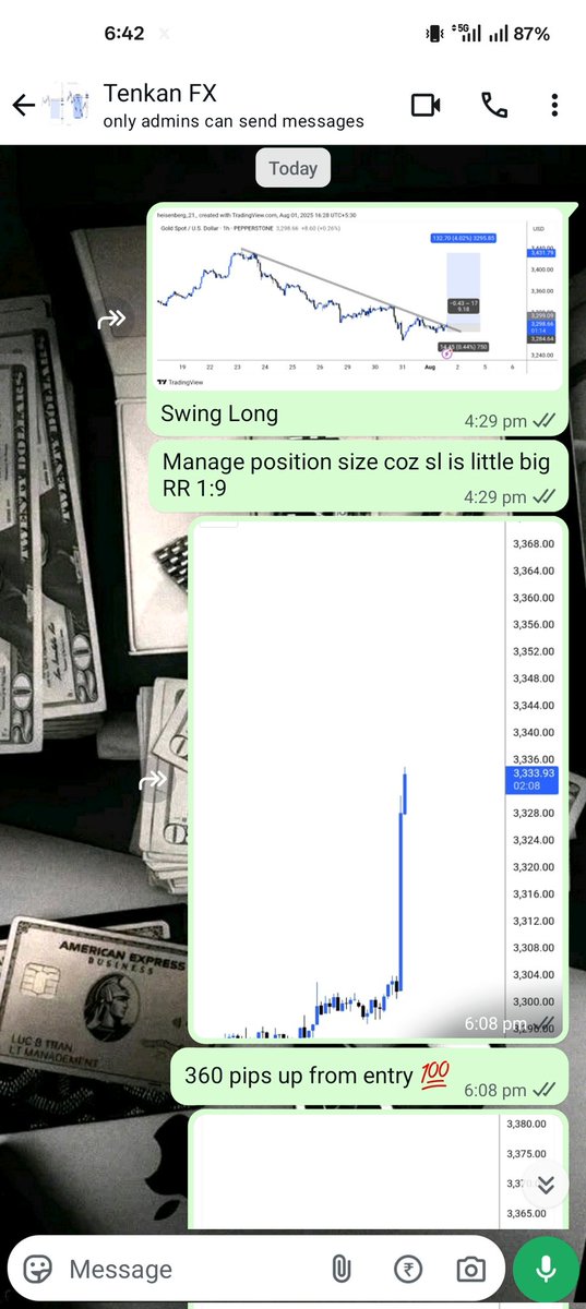 Another banger in our premium group 🔥💯

570 pips running in 2 hrs 💯✅