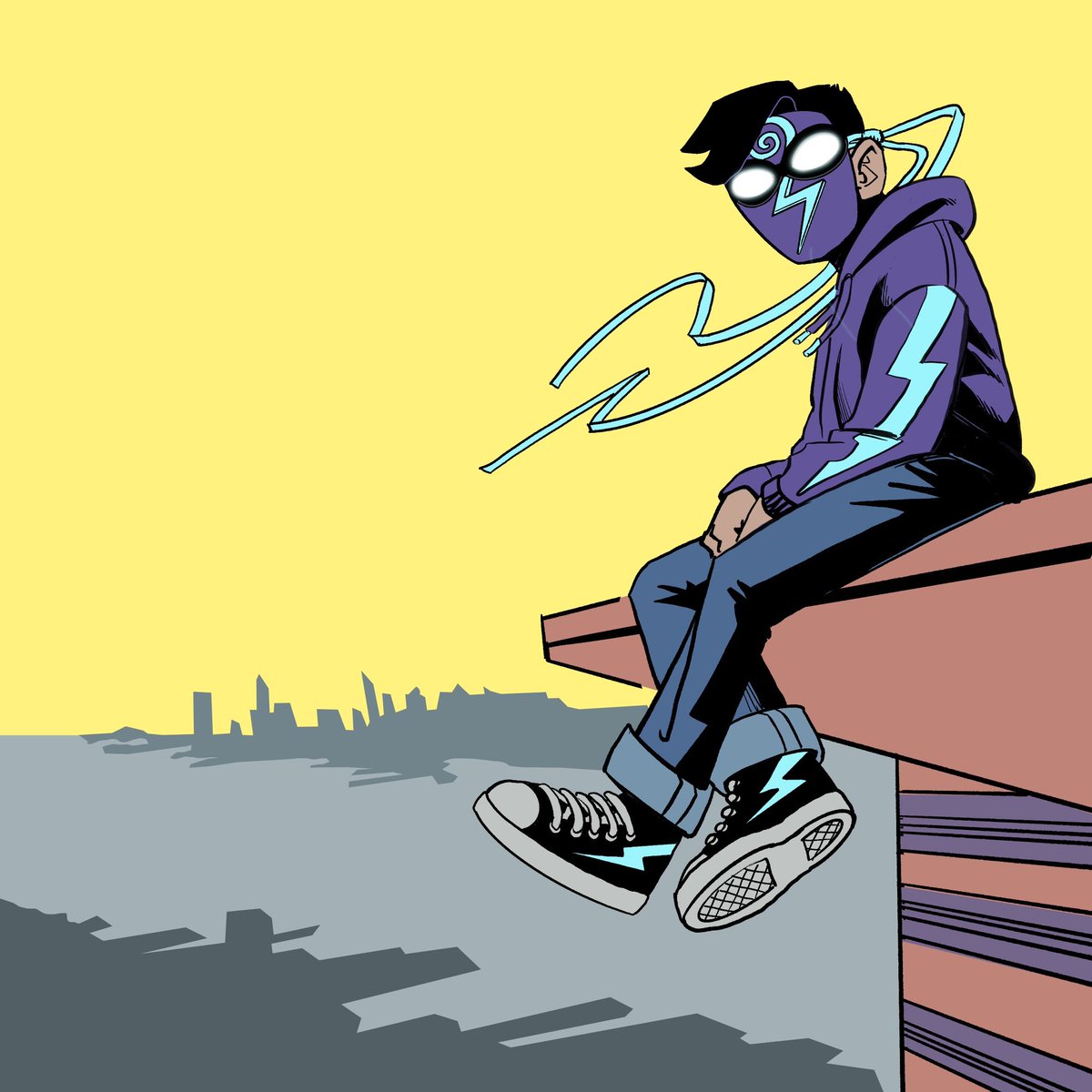 PillarsComics's tweet photo. Nene vibing 🧠👁️⚡️ https://t.co/M0Oss1PWXQ