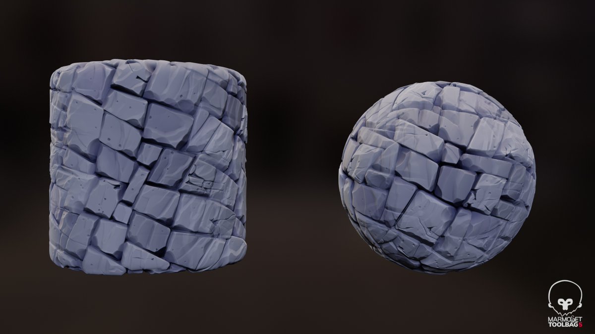 Kikilo_G's tweet image. Happy to finally be able to show a material I did this week for an art test. 

Thanks to my mentor, for tips and recommendations &amp;amp; extra motivation!  Full post here: artstation.com/artwork/mA44zv #Stylized #Textures #EnvironmentArt #SubstanceDesigner #GameDev #Materials