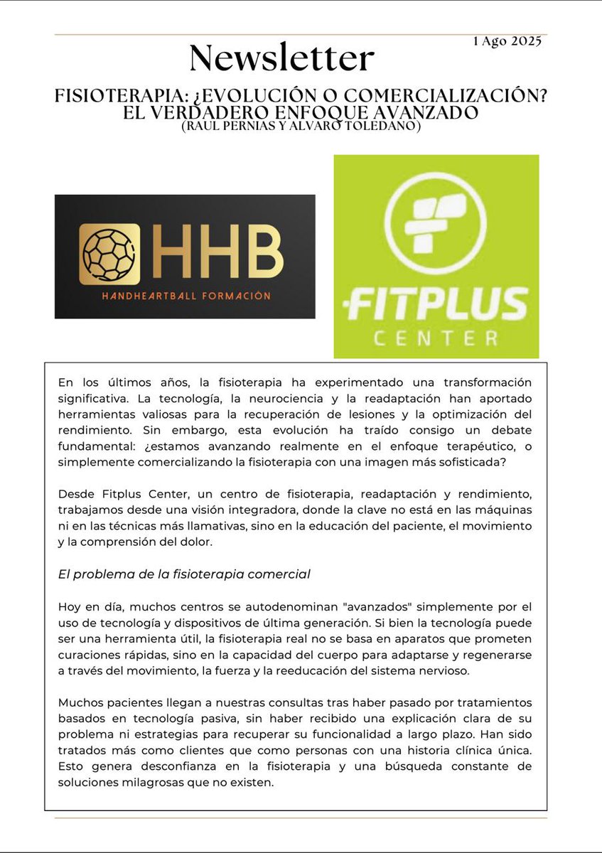 handheartball's tweet photo. Newsletter con la colaboración de Fitplus Center https://t.co/2fOnp5jZ9r
