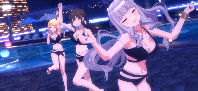 ぐっ…法で定められている『良い女セクシー軍団空間年間摂取許容量』を1曲分でオーバーしてしまう…っ!!死ぬんか…?