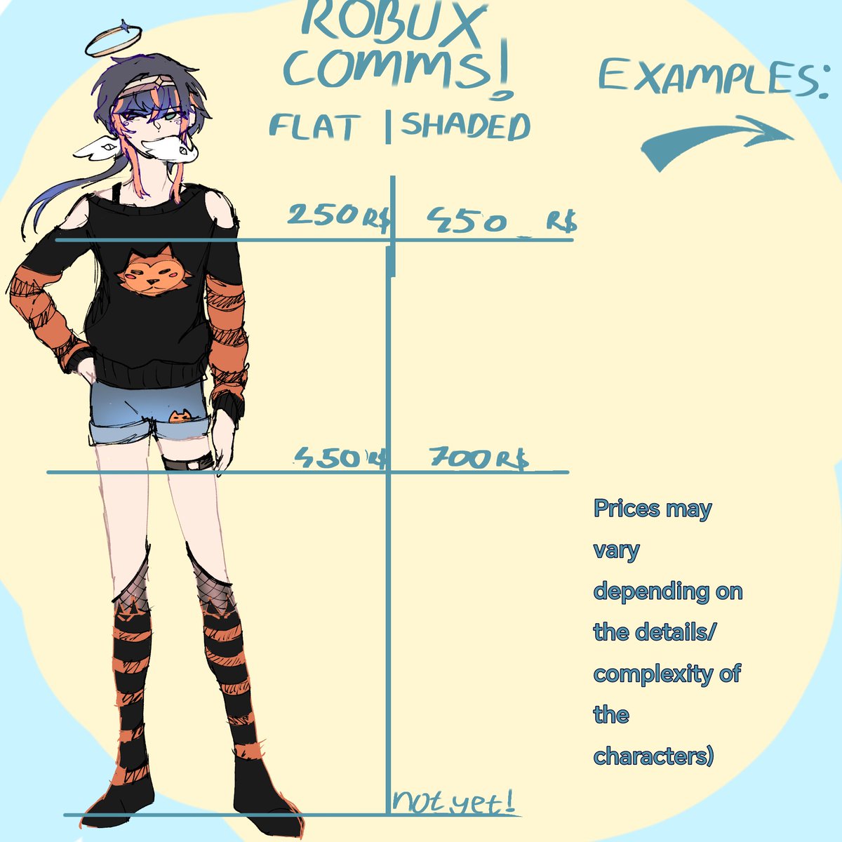 Som3xis's tweet photo. My first time opening commissions, feeling kinda nervous heh...
In all honesty, i am actually pretty nervous and i'd really appreciate it if you guys could share this, it would mean a lot. 
I would currently take around 3 slots at a time https://t.co/OmGyKUvVyc
