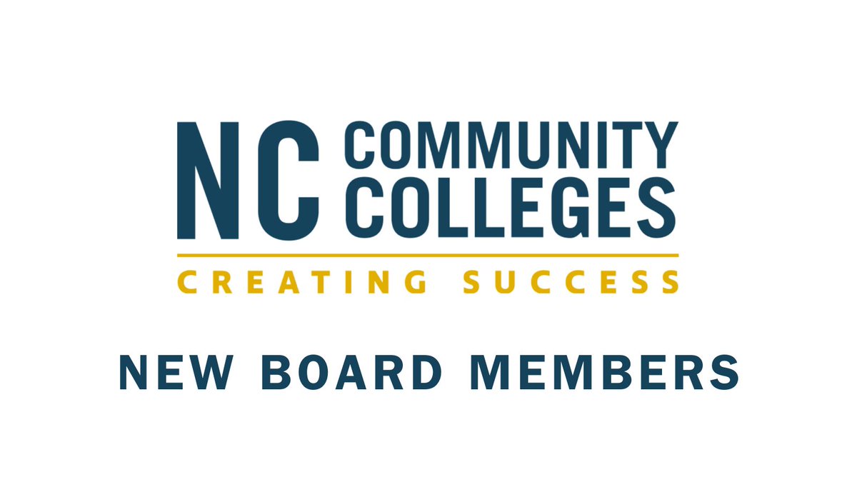 Six new leaders have joined the NC State Board of Community Colleges! Read more on the newest members of the board:

nccommunitycolleges.edu/news/north-car…
 #NCCommunityColleges #NCCCS #WorkforceReady
