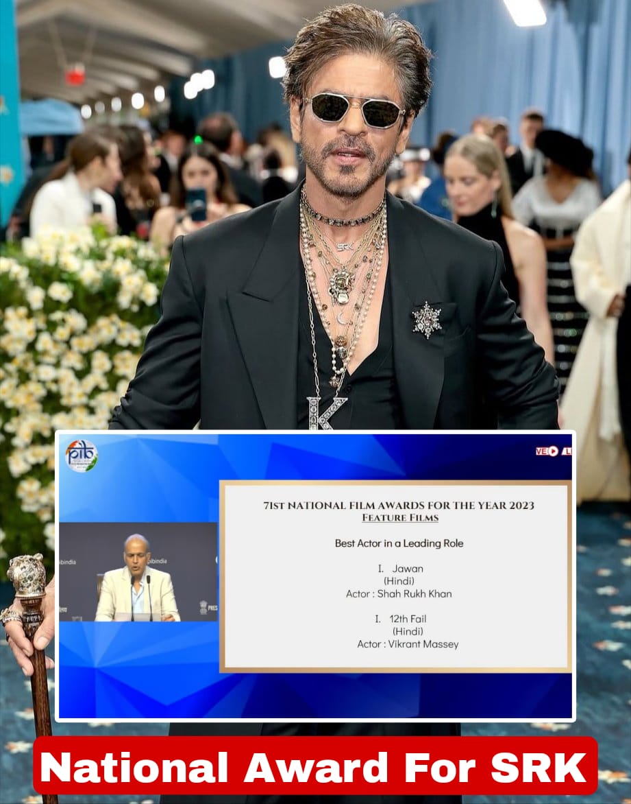 SRKUniverse's tweet photo. Not Just a Superstar, Now officially a National Treasure 🖤

NATIONAL AWARD FOR KING SRK

@iamsrk

#ShahRukhKhan #KingKhan #SRK #King https://t.co/bJAjBnBm5y