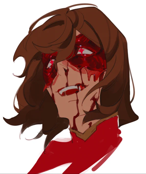 // small gore cw some unposted unfinished p5 stuff :p maybe ill have enough time soon to draw shuake again