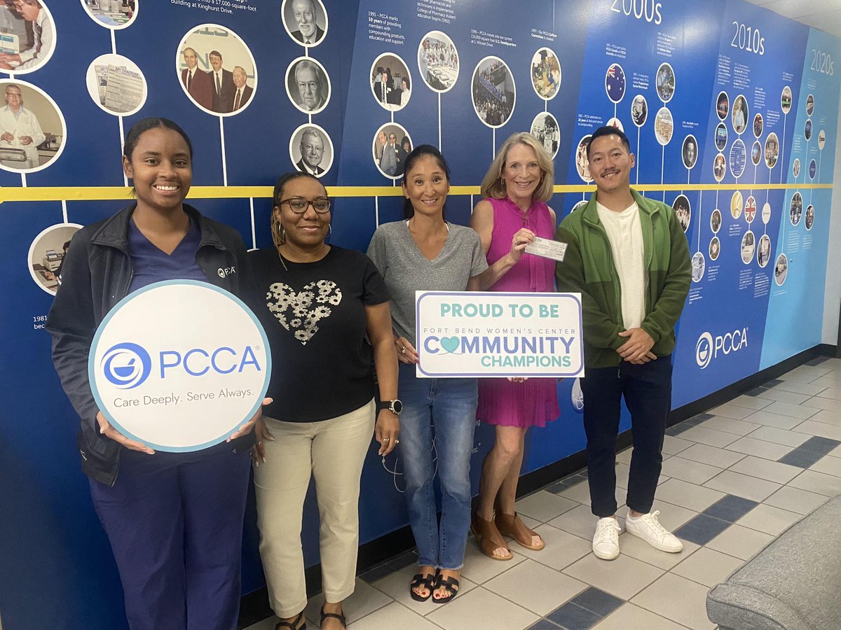 We’re so grateful to PCCA for their generous support of Fort Bend Women’s Center. Your donation helps empower survivors of domestic violence and sexual assault with the resources they need to to survive, revive, and thrive. Thank you. 💜