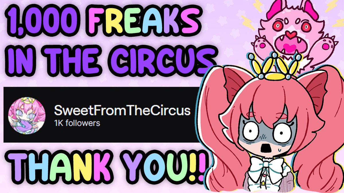 SweetfmthCircus's tweet photo. WE DID IT!!! I've already had my cry over it, and I don't want to be TOO sappy, but I genuinely never thought I'd make it this far. This is an insanely big deal for me, and you've made me feel like the luckiest girl in the world. 

Thank you 🩷💜💙💚💛