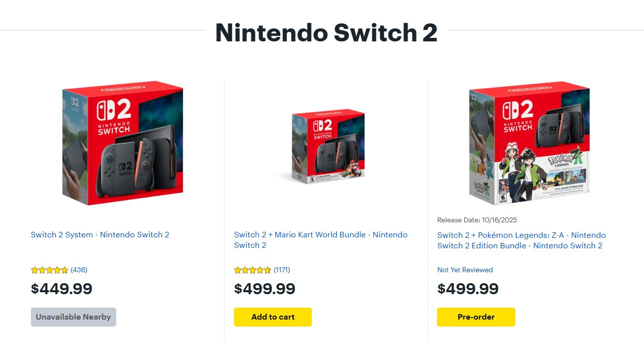 Nintendo Switch NintendoSwitch2 Nintendo Switch 2 - Buy Now | Price & Availability | GameStop