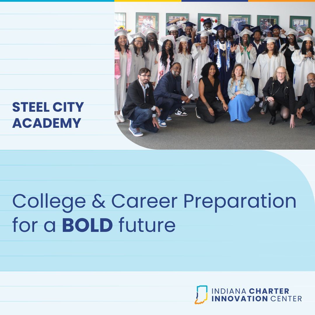 INCharterInno's tweet photo. Member Spotlight: Steel City Academy

Steel City Academy in Gary is leading with purpose—pairing rigorous academics with real-world learning and a deep commitment to student voice and leadership. 

We’re proud to support schools like Steel City.

#INcharters #CharterChatter https://t.co/erETwAS9Dd
