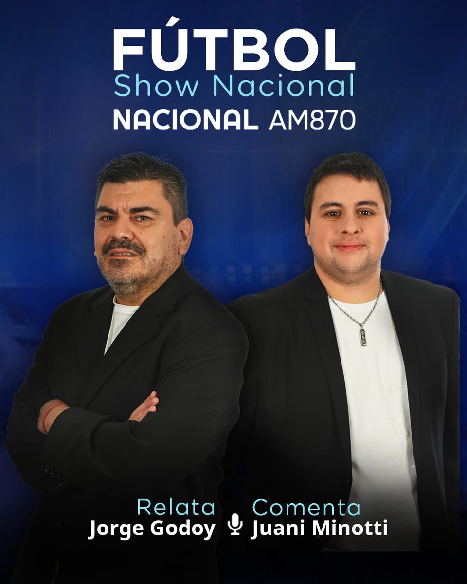 #FútbolShowNacional | ¡Los Octavos de final de la Copa Argentina lo vas a vivir por <a href="/NacionalAM870/">Radio Nacional AM 870</a> !⚽🏆 

Desde las 18:00hs, transmitimos #Belgrano vs #Independiente en #AM870 📻

Relata <a href="/JorGodoy/">Jorge Godoy</a> y comenta <a href="/JIMinotti/">Juan Ignacio Minotti</a>
Vestuarios <a href="/gerardomurua/">gerardo murua</a> y <a href="/NazaScatto/">Scatto ⭐️⭐️⭐️</a> 

 📻AM870
#TuRadio