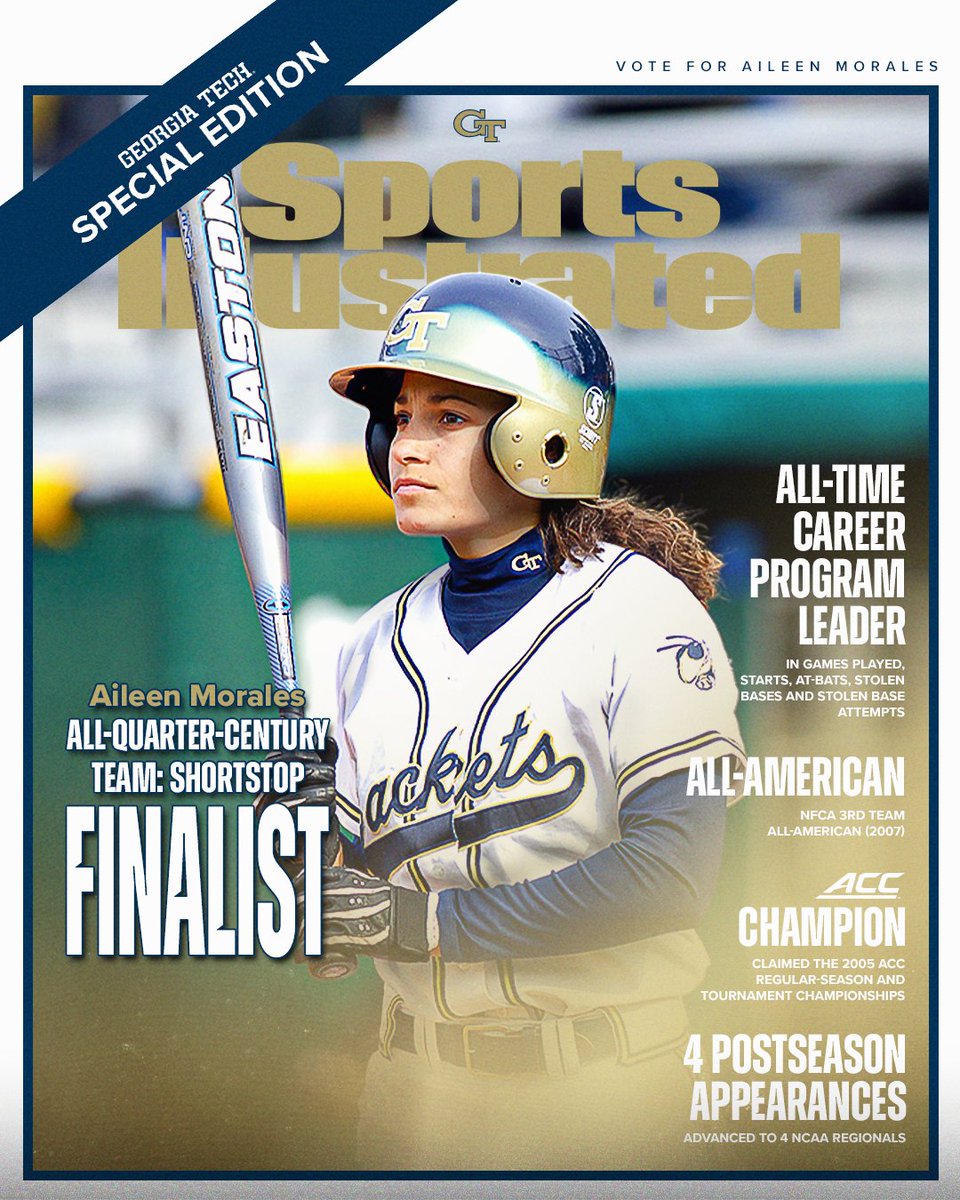 Truly nobody better 🫡

Coach Morales has been named as a Sports Illustrated All-Quarter Century finalist! 

Help Coach Morales make the All-Quarter Century team by voting with the link below:
🗳️| buzz.gt/SBonSIVoting25

#StingEm 🐝