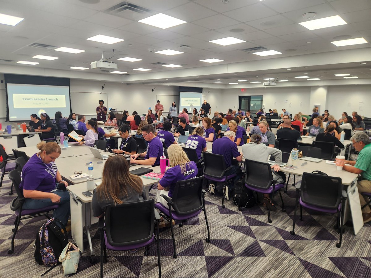 We are thrilled to have Team Leaders from <a href="/RHSProsper/">Richland High School</a>, <a href="/ProsperRushing/">Rushing Middle School</a> and <a href="/ProsperMoseley/">@ProsperMoseley</a> collaborating with each other and some of our wonderful <a href="/ProsperISD/">Prosper ISD</a> Teaching and Learning staff.  The West side will be more than ready to support all staff and all students.