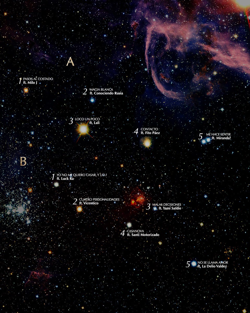 El 7 de agosto sale “Polvo de Estrellas”, un álbum que nos cruzó con artistas y productores de otra galaxia, y que nos desafió a darle una nueva vida a nuestras canciones 💫

🚀Ya pueden pre-guardarlo acá: open.spotify.com/prerelease/6rx…