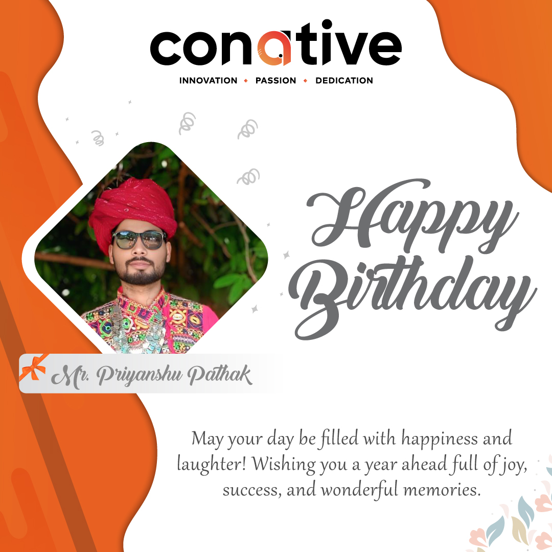 CITSINDORE's tweet photo. 🎉 Happy Birthday, Priyanshu Pathak! 🎂

Wishing you a day filled with love, laughter, and everything you hold dear! 

May this year bring you immense joy, success, and new adventures! 🎈🎁

#HappyBirthday #TeamConative #CheersToYou https://t.co/yRpz5dK4vD