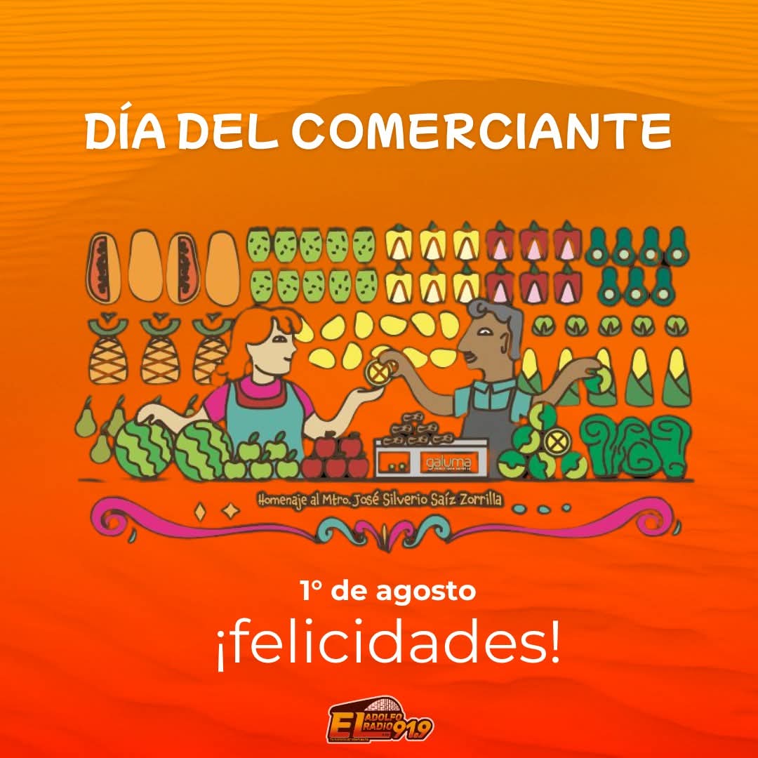 ElAdolfoRadio's tweet photo. Hoy no solo iniciamos mes… también celebramos a quienes hacen latir todos los días al #ALM:

¡Feliz Día del Comerciante!

A todas y todos los que abren su puesto con amor, que echan relajo, que dan el pilón, que sonríen aunque llueva o haga sol…  ¡Este día es suyo!

#Morelos https://t.co/cnaTvLZWlX