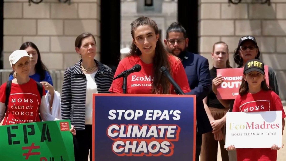 EPA is abandoning its mission to protect human health &amp; the environment by trying to stop regulating the climate pollution that puts our weather on steroids and threatens all people’s well-being. This is NOT OK. Join <a href="/CleanAirMoms/">Moms Clean Air Force</a> in taking action! app.sosha.ai/s/Bxii50Nm