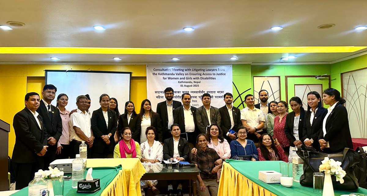The meeting concluded with a shared commitment among the lawyers to advocate for enhanced access to justice for women and girls with disabilities, both within their respective bar units and through ongoing collaboration with the judiciary. 🤝⚖️