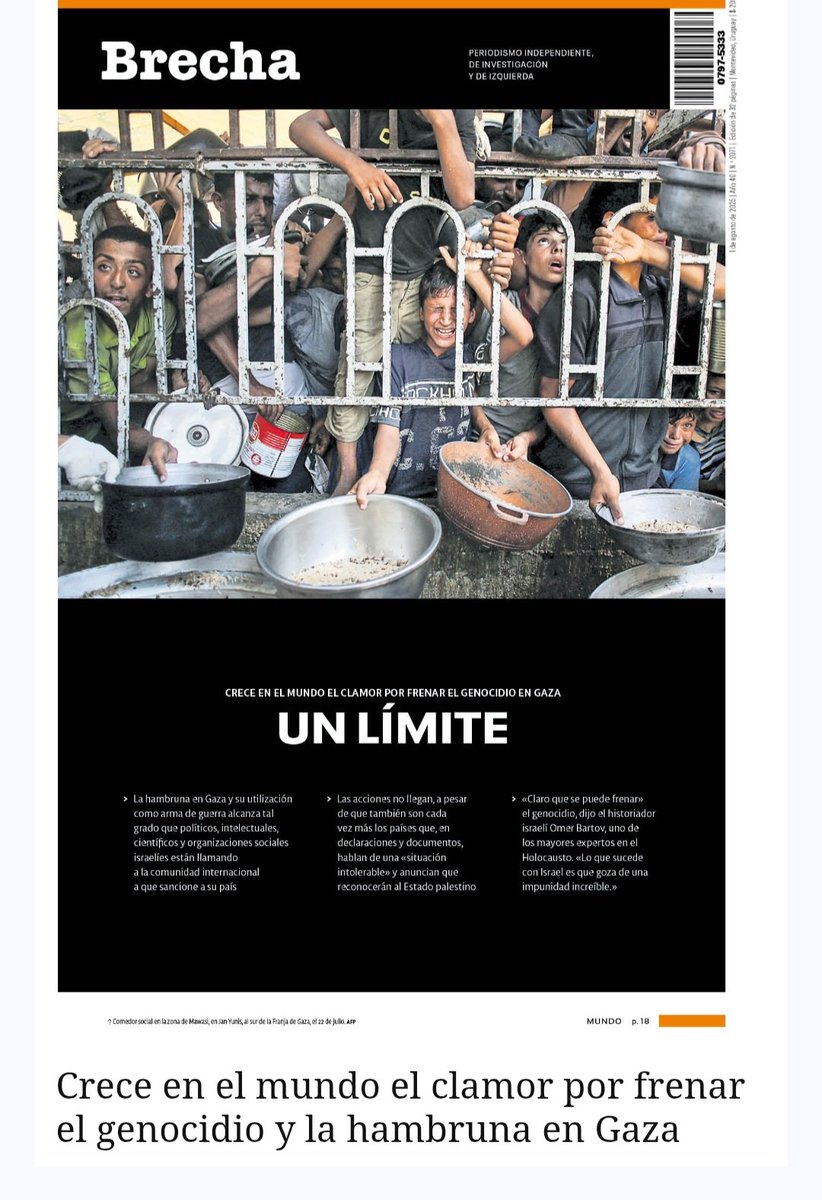 Criminales sin límites 
<a href="/GenocidioEnGaza/">Genocidio en Gaza</a>