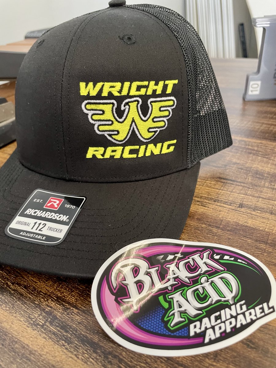 Tee &amp; hat combos just hit different. 🧢
Shoutout to Wright Racing for repping hard with this matched set.
#BlackAcidApparel #WrightRacing #TrackStyle