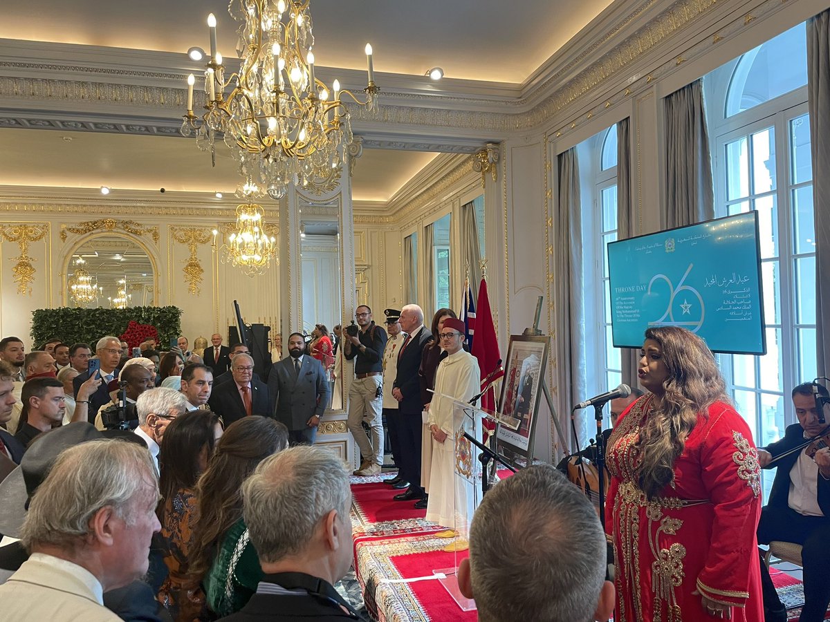 The New Forum (@thenewforumx) on Twitter photo A great pleasure to celebrate Morocco’s Throne Day, marking 26 years since King Mohammed VI’s accession to the throne. Congratulations to <a href="/AmbHHajoui/">Hakim Hajoui</a> and the team <a href="/MOROCCOinUK/">Morocco in UK</a> on such a great event!! 🇲🇦🇬🇧 A great pleasure to celebrate Morocco’s Throne Day, marking 26 years since King Mohammed VI’s accession to the throne. Congratulations to <a href="/AmbHHajoui/">Hakim Hajoui</a> and the team <a href="/MOROCCOinUK/">Morocco in UK</a> on such a great event!! 🇲🇦🇬🇧