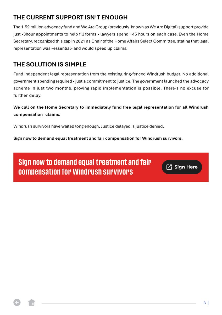 Please share details and support 
#Windrush #legalaid  
#HetticiaM #WindrushWarriors #FightingforWindrushJustice 
#loveandsolidarity

Download details 
drive.google.com/file/d/1Uwu3SG…