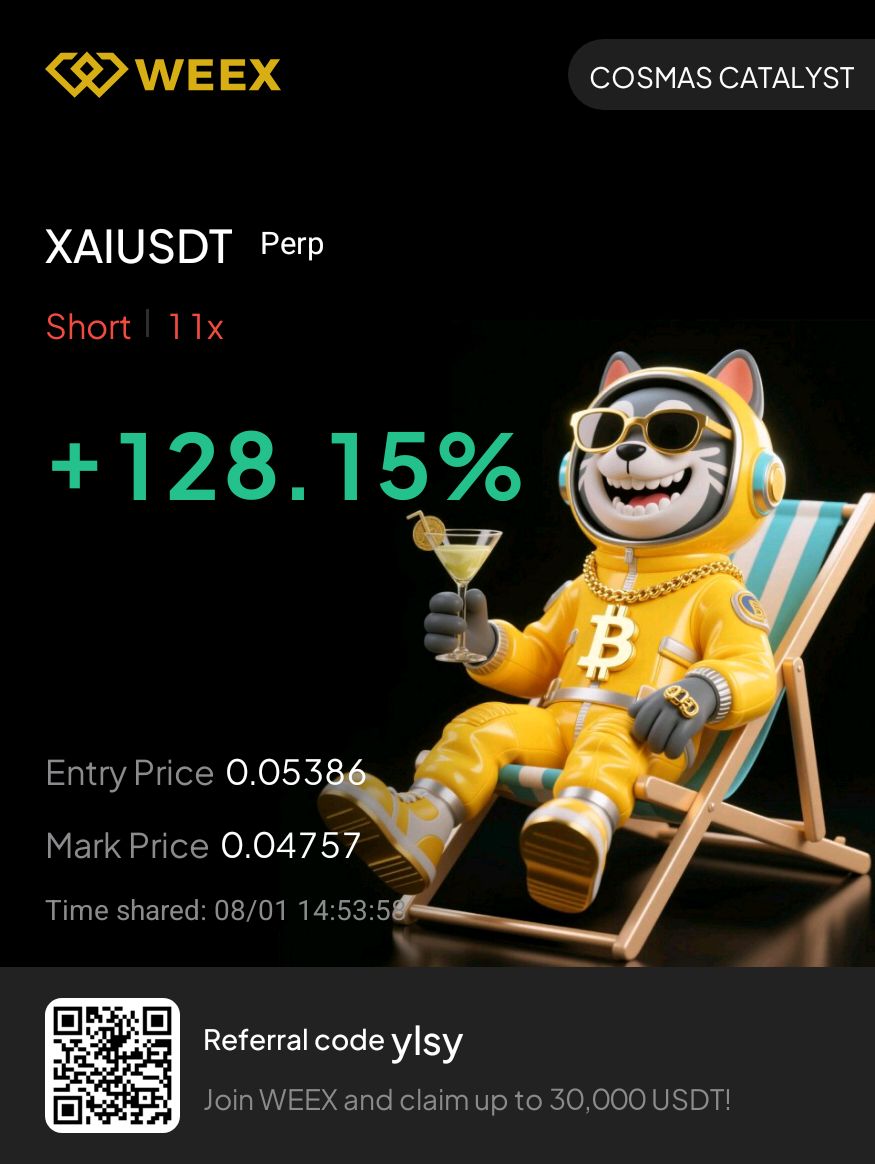 I told you yesterday hold tight 
A massive downtrend 📉 is still coming 

Total up 700% in xai 
200% in hifi
Position correctly