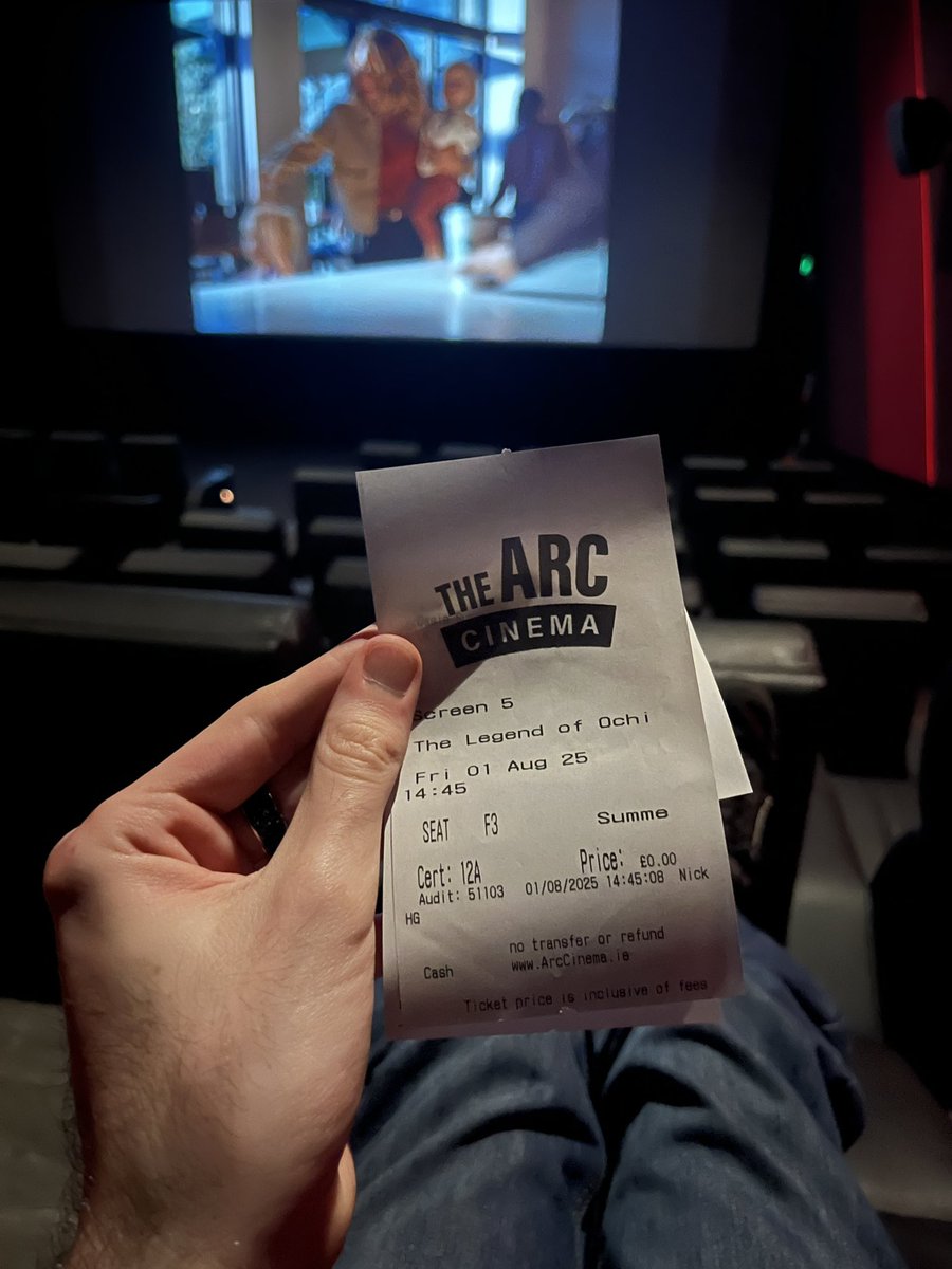 Robert (@robertghall2003) on Twitter photo Double bill today, starting with #TheLegendofOchi at <a href="/CinemaArc/">The Arc Cinema</a> with a free ticket thanks to their Summer at the Cinema rewards campaign! And then later itโs on to #TheNakedGun!๐ฌ๐ฟ Double bill today, starting with #TheLegendofOchi at <a href="/CinemaArc/">The Arc Cinema</a> with a free ticket thanks to their Summer at the Cinema rewards campaign! And then later itโs on to #TheNakedGun!๐ฌ๐ฟ